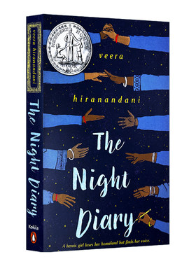夜晚日记 英文原版 The Night Diary 深夜的日记 2019纽伯瑞银奖 书信日记体 英文版中小学生英语课外阅读 进口英语儿童文学书籍