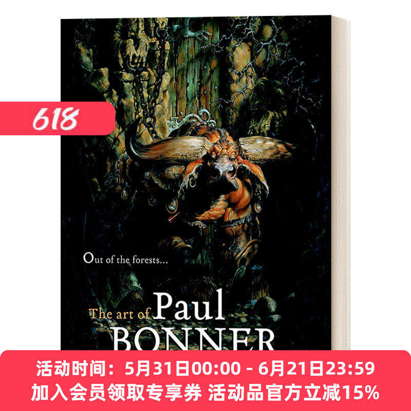 英文原版 Out of the Forests  The Art of Paul Bonner 保罗邦纳幻想艺术画集 精装 英文版 进口英语原版书籍