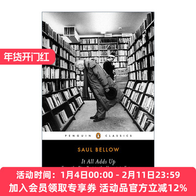 英文原版 It All Adds Up Penguin Classics 集腋成裘 Saul Bellow索尔·贝娄文集 企鹅经典 英文版 进口英语原版书籍