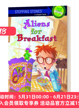 英文原版 Aliens for Breakfast 兰登初级章节书 外星人吃早餐 Stepping Stones 英文版 进口英语原版书籍