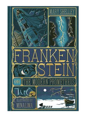 英文原版 Frankenstein 科学怪人 精装立体互动书 全彩插图版 英文版 进口英语原版书籍