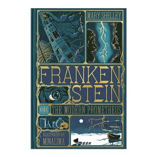 英文原版 Frankenstein 科学怪人 精装立体互动书 全彩插图版 英文版 进口英语原版书籍