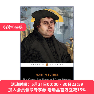 英文原版 The Ninety-Five Theses and Other Writings 马丁路德 九十五条论纲及其他著作 企鹅黑经典 英文版 进口英语原版书籍