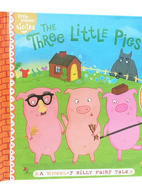 三只小猪 英文原版绘本 The Three Little Pigs 机关操作纸板书 经典童话故事书 儿童英语启蒙早教认知 英文版进口原版书籍