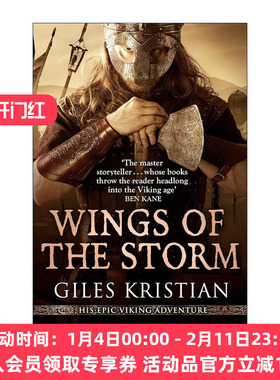 英文原版 Wings of the Storm 西格德的崛起3 风暴之翼 Giles Kristian畅销维京系列历史小说 英文版 进口英语原版书籍