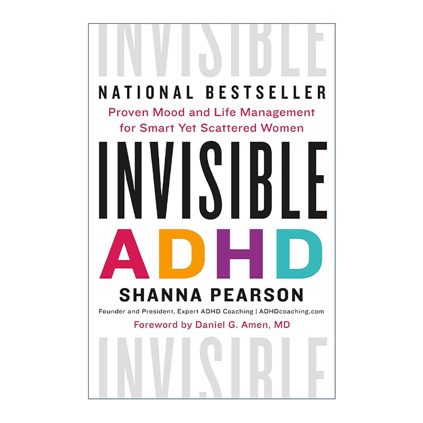 英文原版 Invisible ADHD 隐形注意缺陷与多动障碍 聪明却涣散的女性专属情绪与生活管理实用指南 精装 英文版 进口英语原版书籍