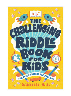 英文原版 The Challenging Riddle Book for Kids 儿童谜语挑战书 9-12岁 提高智力 英文版 进口英语原版书籍