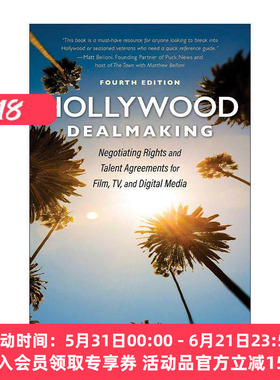 英文原版 Hollywood Dealmaking 好莱坞怎样谈生意 电影 电视及新媒体的谈判技巧与合同模板 第4版 英文版 进口英语原版书籍