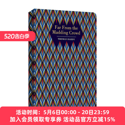英文原版 Far from the Madding Crowd 远离尘嚣 浮雕封面高颜值装帧设计 Thomas Hardy 精装Chiltern Classic 英文版 进口英语书