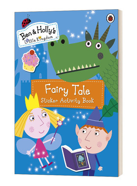 英文原版 班班和莉莉的小王国 Ben and Holly s Little Kingdom: Fairy Tale Sticker Activity Book 童话贴纸活动书 英文版