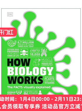 英文原版 How Biology Works 生物学如何运作 DK生命自然科学图解科普百科精装 英文版 进口英语原版书籍