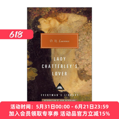 英文原版 Lady Chatterley's Lover 查泰莱夫人的情人 D.H.劳伦斯 Everyman精装收藏版 英文版 进口英语原版书籍