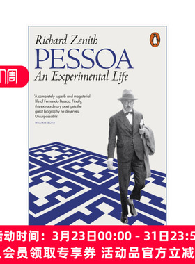 英文原版 Pessoa 佩索阿 实验人生 普利策传记奖入围 费尔南多·佩索阿传记 理查德?泽尼斯 英文版 进口英语原版书籍