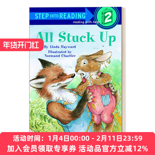 狐狸的诡计 英文原版 Step into Reading 2 - All Stuck Up 兰登分级阅读2 英文版 进口英语原版书籍