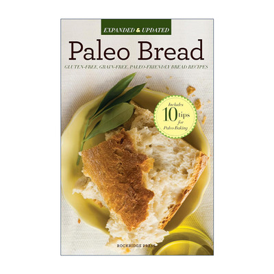 英文原版 Paleo Bread 古面包烘焙食谱 无麸质 无谷物 Rockridge Press 英文版 进口英语原版书籍