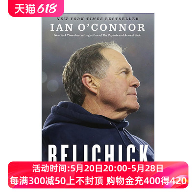 英文原版 Belichick 比尔贝里奇克教练传记 英文版 进口英语原版书籍