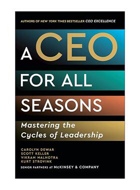 英文原版 CEO for All Seasons 驾驭领导力的周期 卓越CEO同作者Carolyn Dewar 英文版 进口英语原版书籍