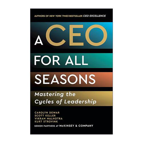 英文原版 CEO for All Seasons 驾驭领导力的周期 卓越CEO同作者Carolyn Dewar 英文版 进口英语原版书籍