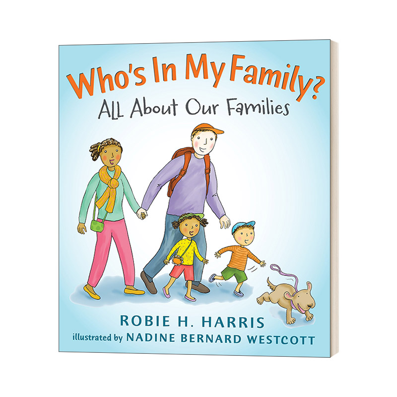 我的家庭里有谁 英文原版绘本 Who's In My Family All About Our Families 关于我们的家庭 精装绘本 英文版 进口英语原版书籍