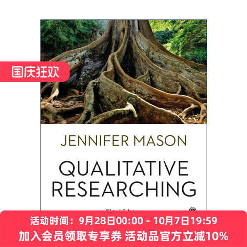 定性研究  英文原版 Qualitative Researching Jennifer Mason 英文版 进口英语原版书籍