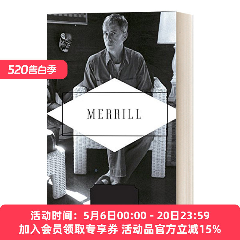 英文原版 James Merrill Poems 詹姆斯·梅里尔诗选 Everyman精装收藏版 口袋诗歌系列 口袋诗歌系列 英文版 进口英语原版书籍