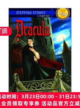 德古拉 英文原版 Dracula A Stepping Stone Book 英文版 进口英语原版书籍