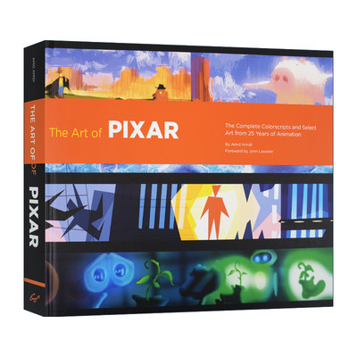 英文原版 The Art of Pixar 25th Anniv The Complete Color Scripts 皮克斯手稿艺术精选集：25周年电影设定集画册进口英语原版书