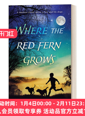 Where the Red Fern Grows 红色羊齿草的故乡 英文原版 Wilson Rawls 英文版 进口英语原版书籍