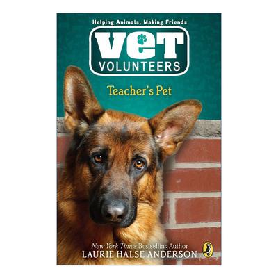 英文原版 Vet Volunteers 07 Teacher's Pet 兽医志愿者系列7 老师的宠物 儿童动物章节桥梁书 Laurie Halse Anderson进口英语书籍