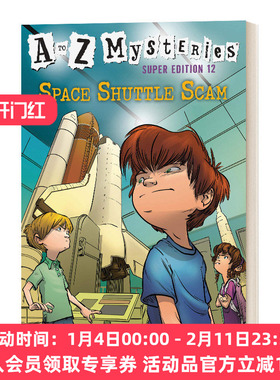 英文原版 Space Shuttle Scam 航天飞机的骗局 神秘案件特别版12 A to Z Mysteries Super Edition 12 英文版 进口英语原版书籍
