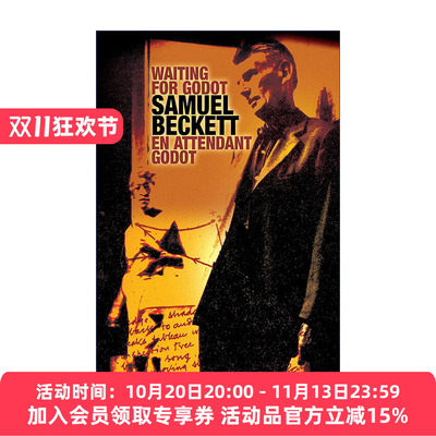 英文原版 Waiting for Godot 等待戈多 双语版 法文原版及塞缪尔贝克特英译版 英文版 进口英语原版书籍