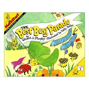 英文原版 Mathstart Level 1 The Best Bug Parade 数学启蒙绘本1级 英文版 进口英语原版书籍