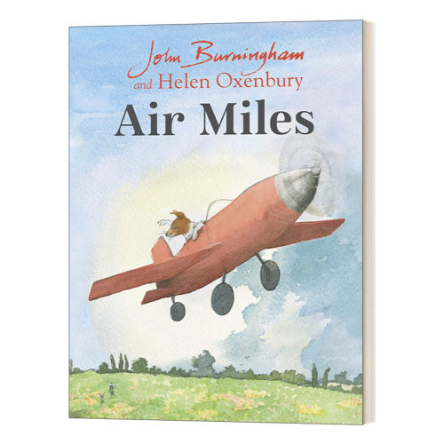 英文原版绘本 Air Miles 迈尔斯飞上天空 约翰·伯明翰绘本 英文版 进口英语原版书籍