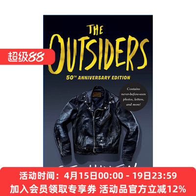 局外人  英文原版 The Outsiders 追逐金色的少年 50周年纪念精装收藏版 S. E. Hinton 英文版 进口英语原版书籍