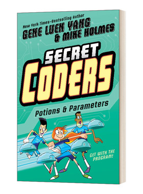英文原版 Secret Coders: Potions & Parameters秘密编程者 小学科学漫画绘本 英文版 进口英语原版书籍