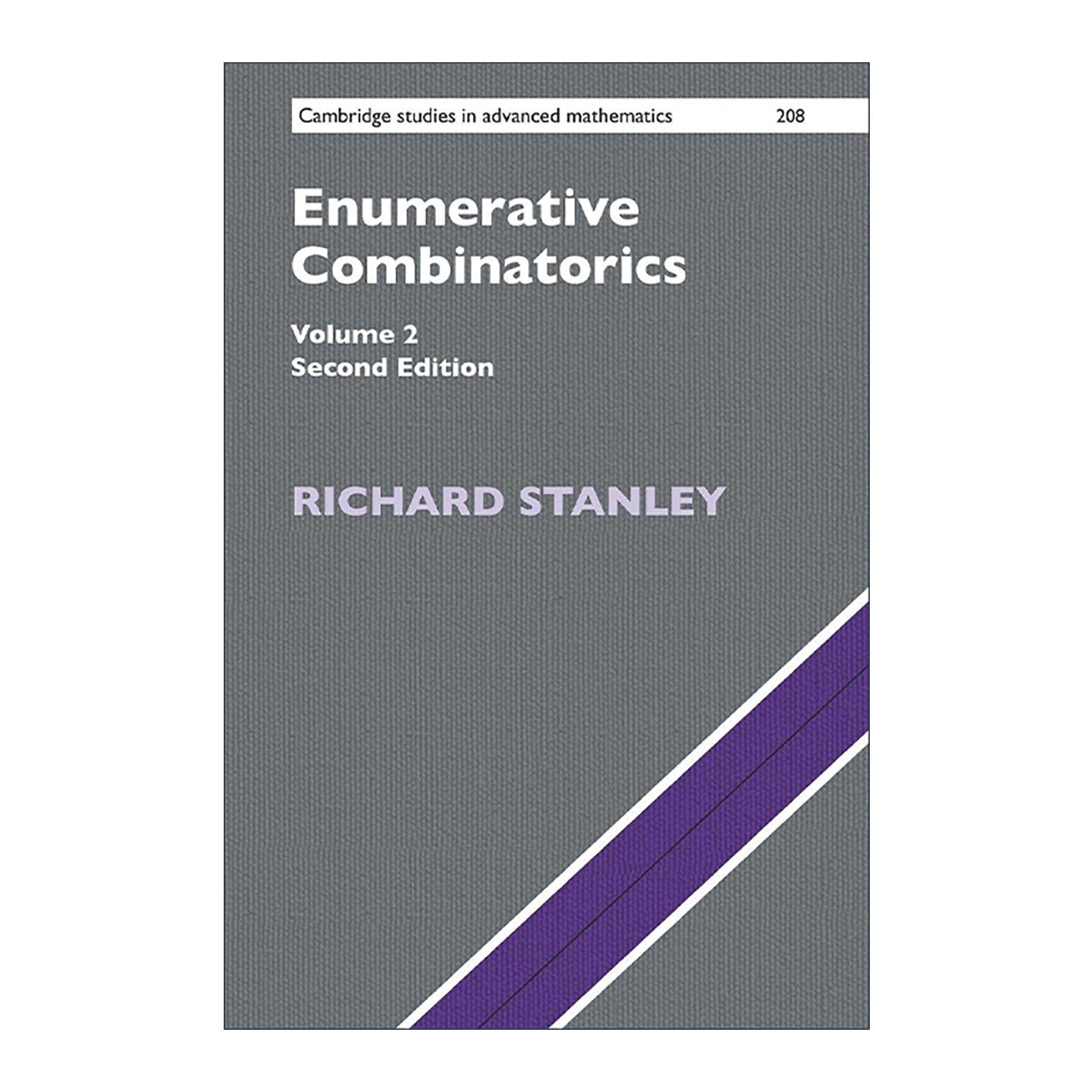英文原版 Enumerative Combinatorics 计数组合学 卷二 理查德 P.斯坦利 剑桥高等数学研究系列 英文版 进口英语原版书籍
