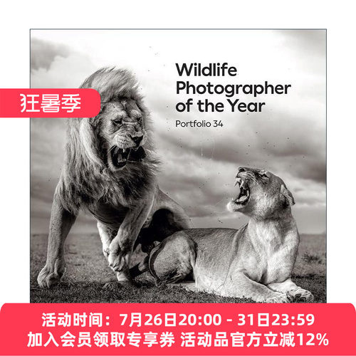 英文原版 Wildlife Photographer of the Year Portfolio 34 年度野生动物摄影师作品集 第34卷 精装 英文版 进口英语原版书籍