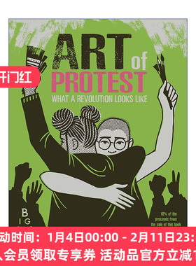 博洛尼亚奖  英文原版 Art of Protest 2023博洛尼亚奖 反对的艺术 精装艺术插画绘本 英文版 进口英语原版书籍