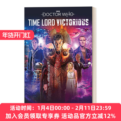 英文原版 Doctor Who Time Lord Victorious 神秘博士漫画 时间领主的胜利 第十任博士大战戴立克 英文版 进口英语原版书籍