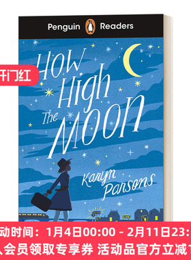 英文原版 Penguin Readers Level 4 How High The Moon 企鹅分级阅读4级 月亮有多高 ELT Graded Reader 英文版 进口英语原版书籍