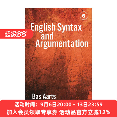 英文原版 English Syntax and Argumentation 英语句法与论证 Bas Aarts 英文版 进口英语原版书籍