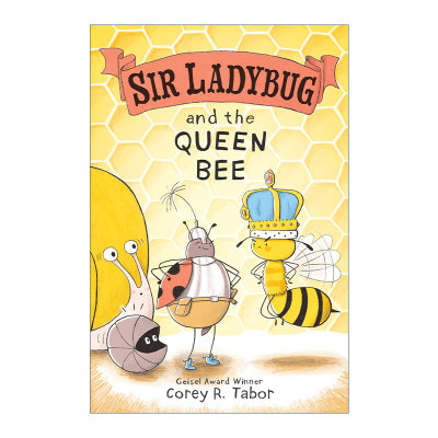 瓢虫爵士和蜜蜂女王 英文原版 Sir Ladybug and the Queen Bee 精装 全彩漫画 英文版 进口英语原版书籍