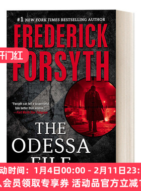 英文原版 The Odessa File 敖德萨档案 惊悚悬疑军事小说 Frederick Forsyth 英文版 进口英语原版书籍