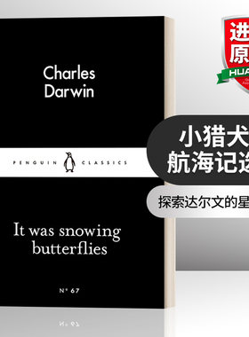 英文原版 It Was Snowing Butterflies 小猎犬号航海记选篇 企鹅经典小黑书 Little Black Classic 英文版 进口英语原版书籍