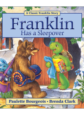 小乌龟富兰克林 英文原版 Franklin Has a Sleepover 第一次招待小客人 英文版 进口英语原版书籍