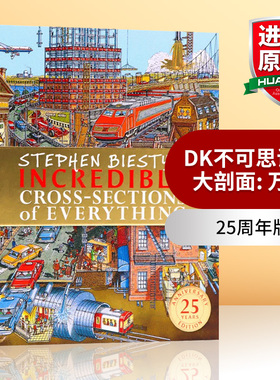 DK不可思议的大剖面 万物 英文原版 Stephen Biesty's Incredible Cross-Sections of Everything 25周年版 精装 英文版英语书籍