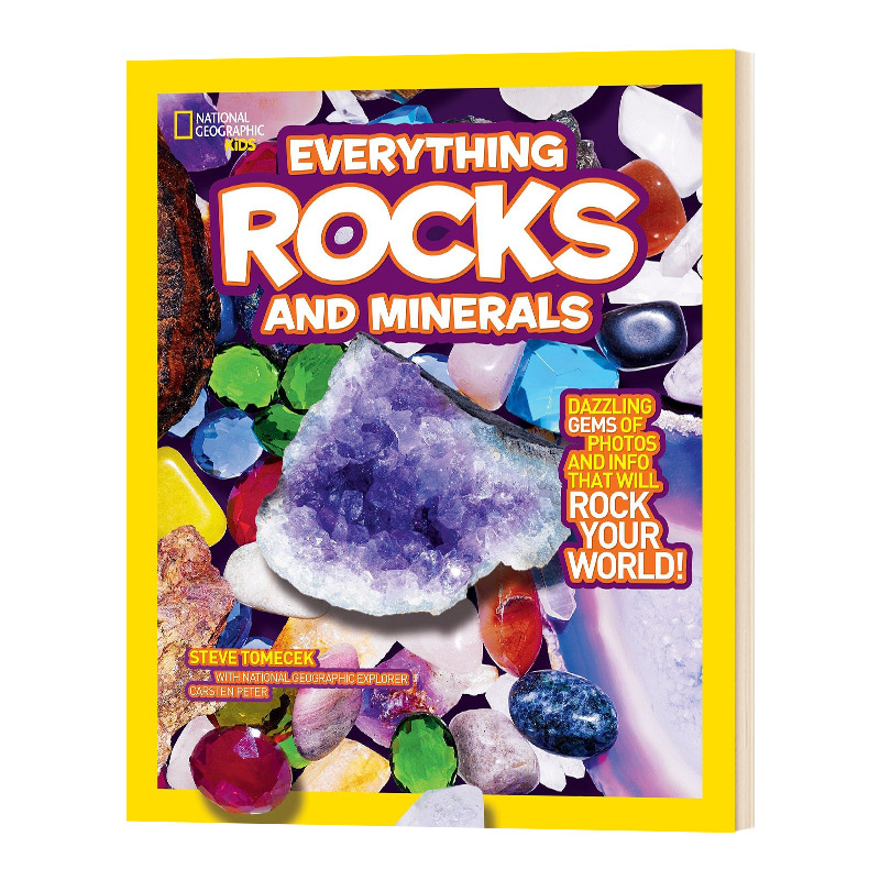 kids everything rocks and minerals 国家地理儿童版百科书 岩石和