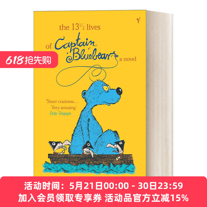 英文原版小说 13.5 Lives Of Captain Bluebear 蓝熊船长的13条半命 一只海熊的半生回忆录 瓦尔特·莫尔斯 英文版 进口英语书籍