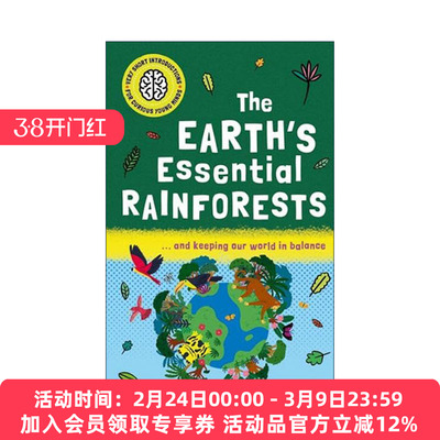 英文原版 Very Short Introductions for Curious Young Minds The Earth's Essential Rainforests 地球上不可或缺的热带雨林