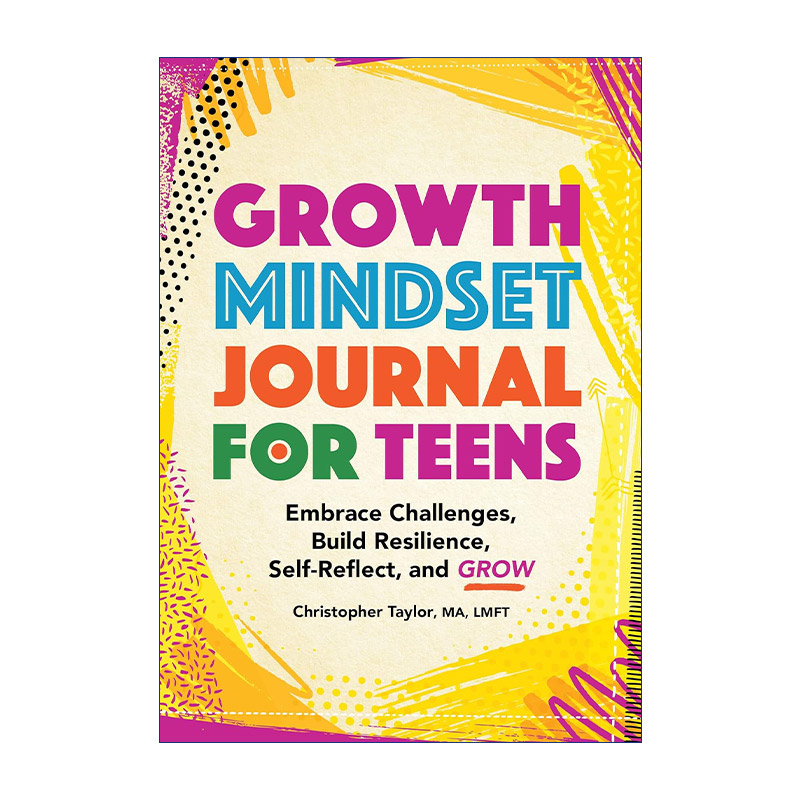 青少年成长型思维日志 英文原版 Growth Mindset Journal for Teens 英文版 进口英语原版书籍